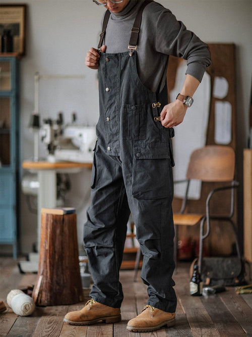 Benny Men's Overalls | Durable Canvas Workwear, Tapered Fit